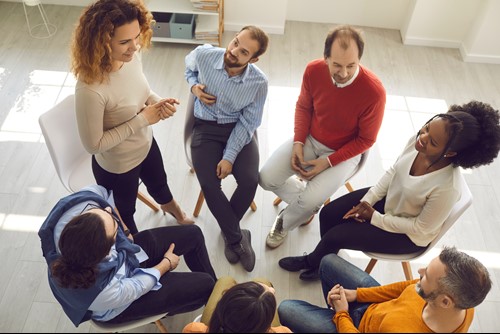 Group drug and alcohol counselling